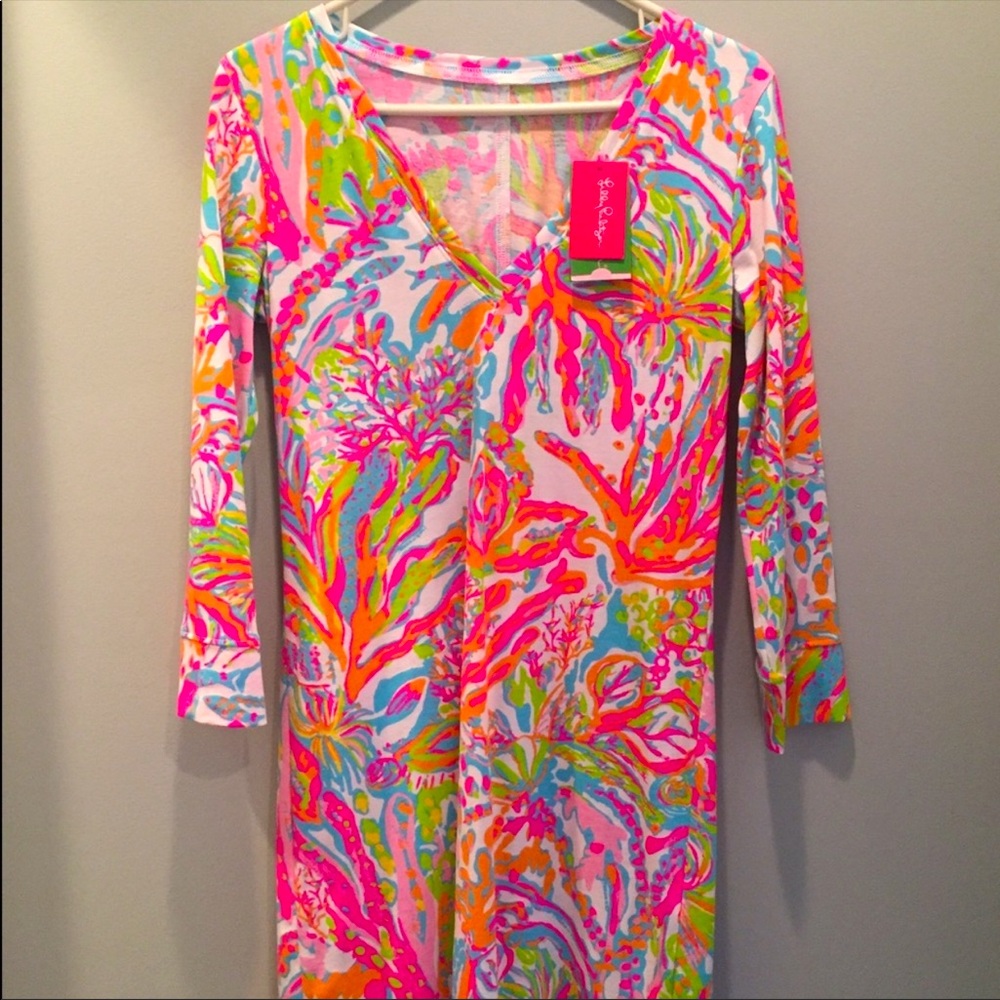 Lilly Pulitzer T-Shirt dress Scuba to Cuba
